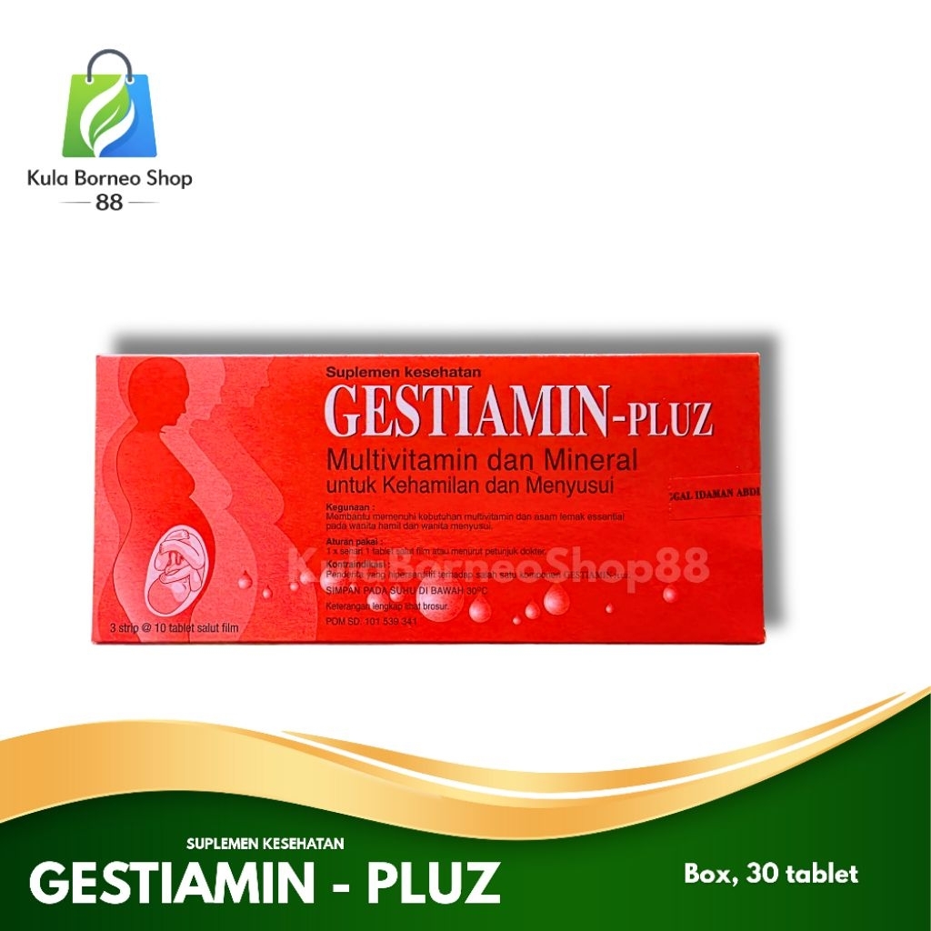 Gestiamin Pluz - Suplemen Ibu Hamil 1 Box 30 Tablet