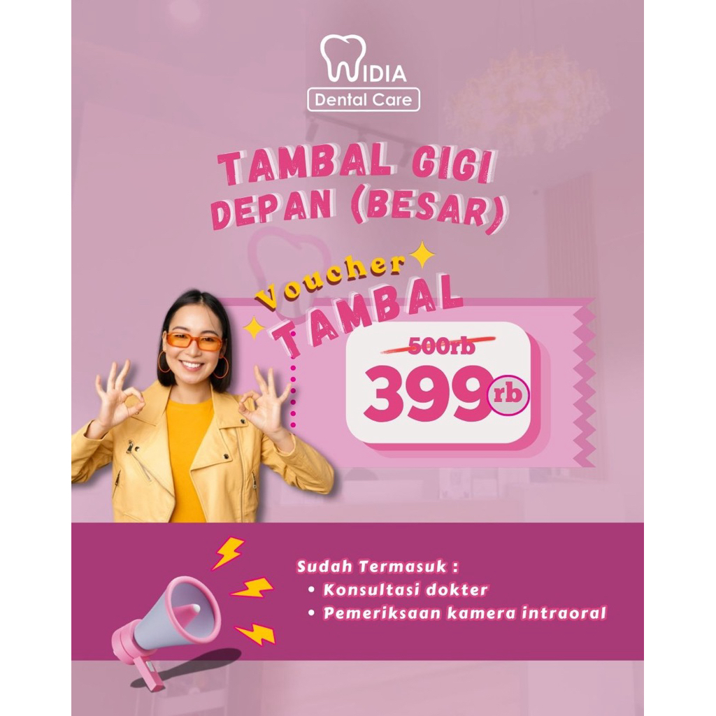 voucer Tambal Gigi Depan (Besar)
