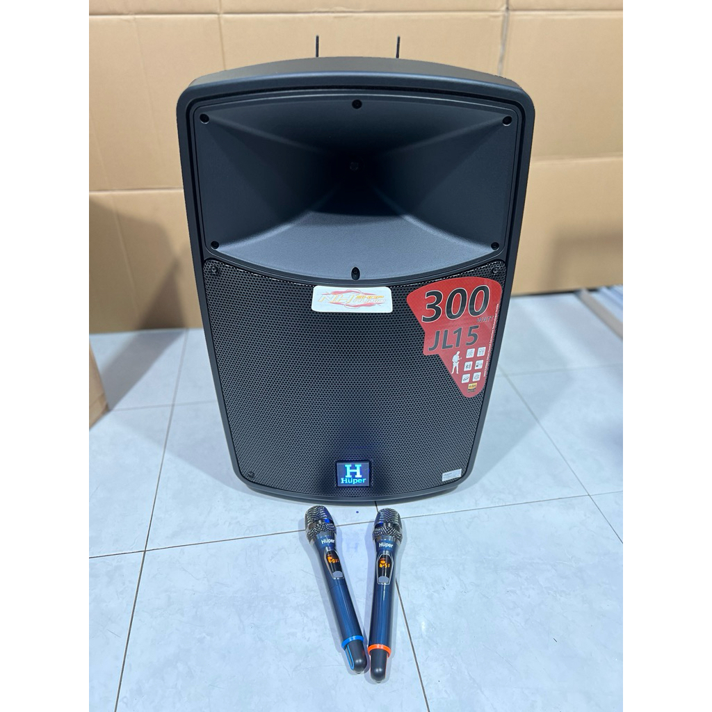 SPEAKER PORTABLE HUPER JL15 JL 15 JL-15 SPEAKER MEETING HUPER JL15 original Model Terbaru Efek Rever