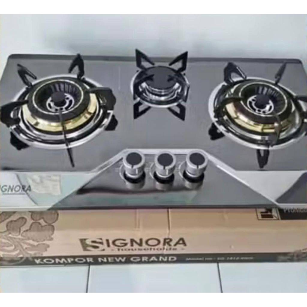 kompor gas 3 tungku signora