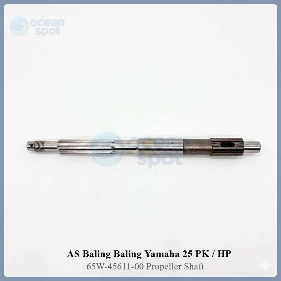 65W-45611-00 Propeller Shaft / As Baling-Baling Yamaha 25 PK HP