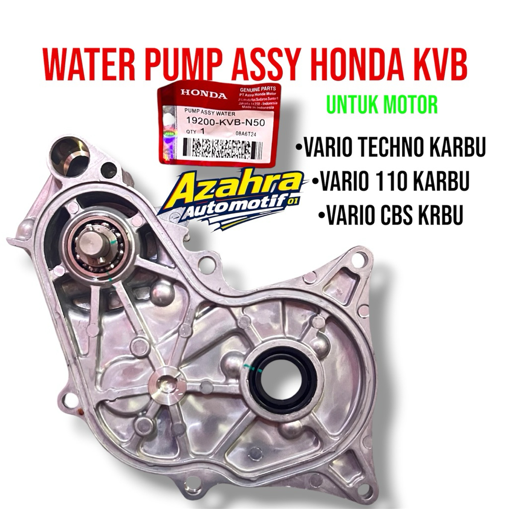Water Pump Assy Water Pump Honda KVB Vario 110 Karbu Vario Techno Karbu Vario CBS karbu