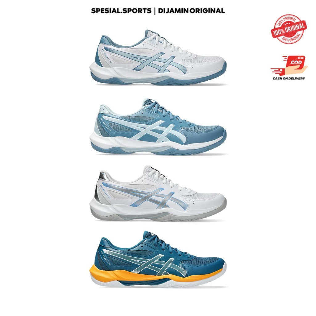 ASICS GEL ROCKET 12 - SEPATU VOLI BADMINTON TENIS ORIGINAL