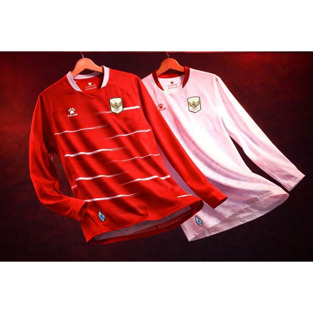 Jersey Timnas Indonesia kelm lengan panjang