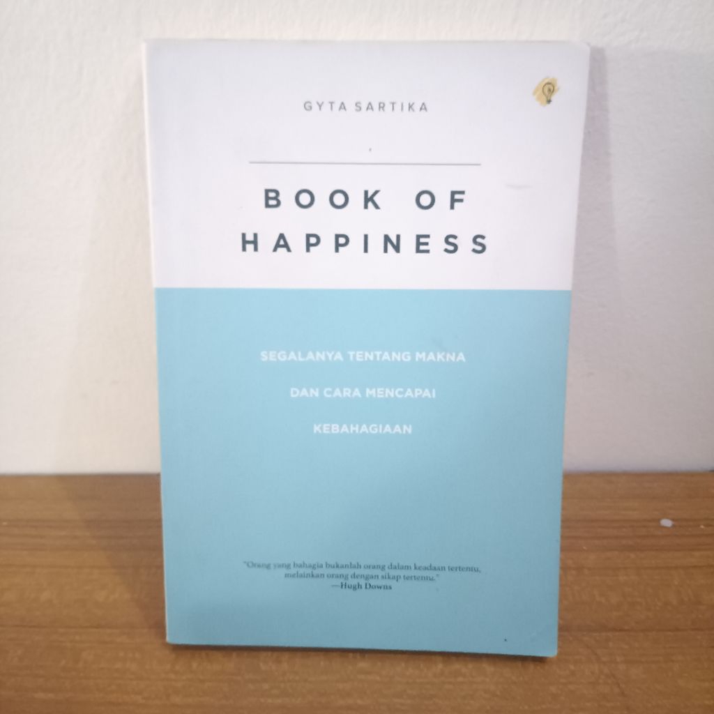 Book of Happiness Gyta Sartika Buku Self Improvement Bekas Preloved Original