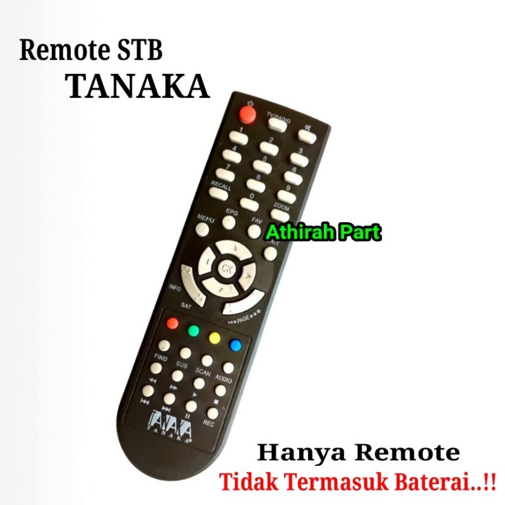 REMOTE SET TOP BOX DVB-T2 TANAKA HD REMOT STB TANAKA