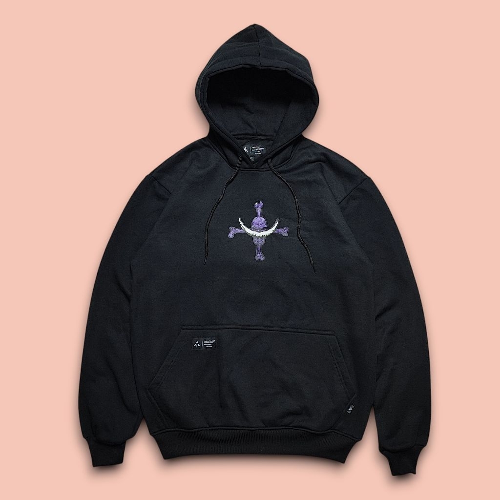 SWEATER HOODIE PULLOVER HITAM SHIROHIGE LOGO PREMIUM HOODIE