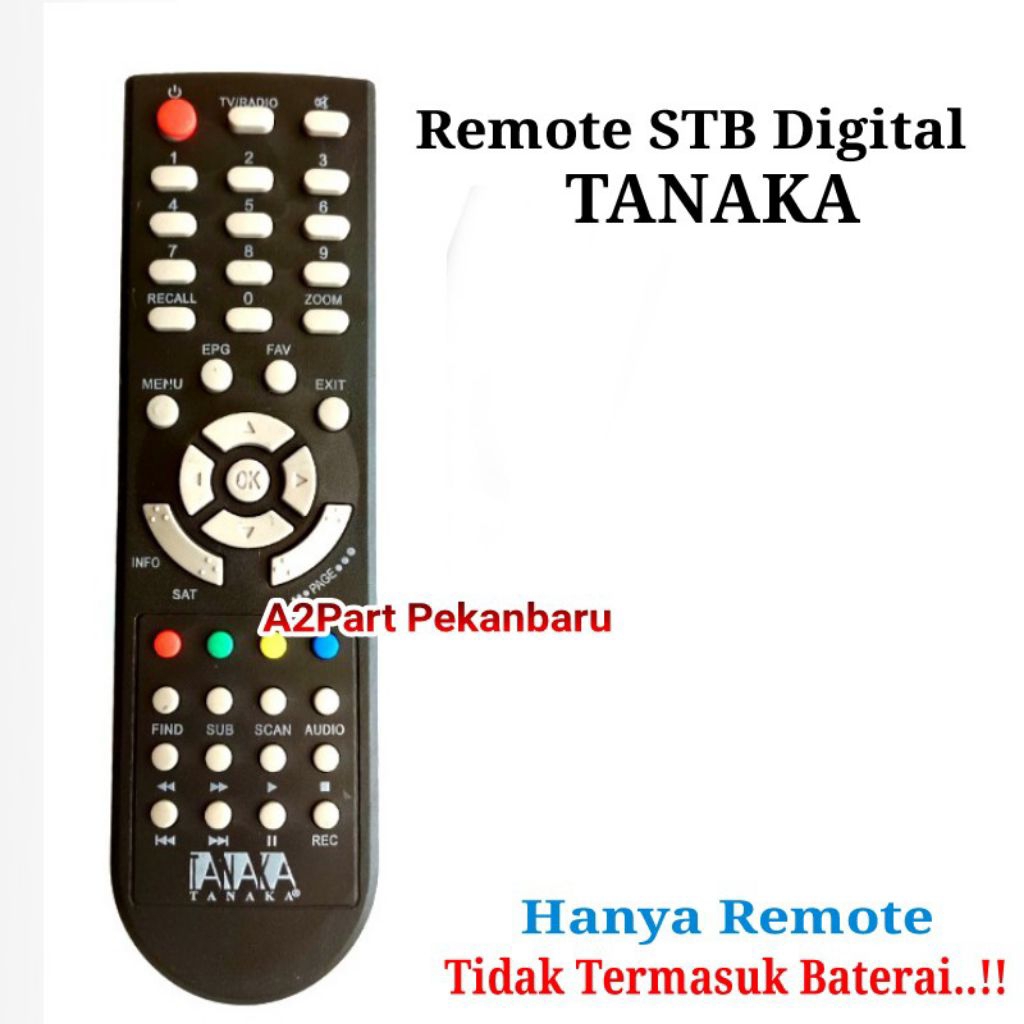 Remote STB Digital Tanaka DVB T2 HD