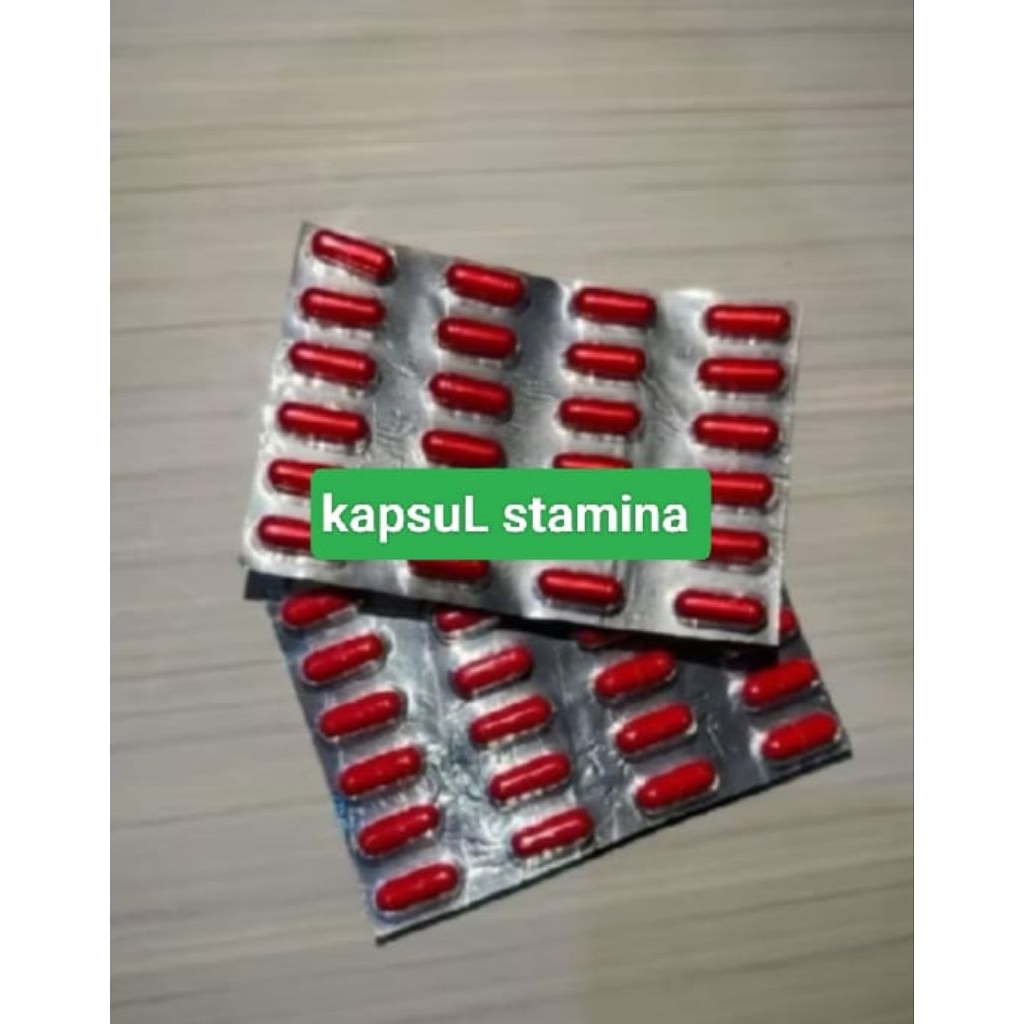 Blister Kapsul Stamina 24 Kapsul untuk Mengatasi Ejakulasi Dini