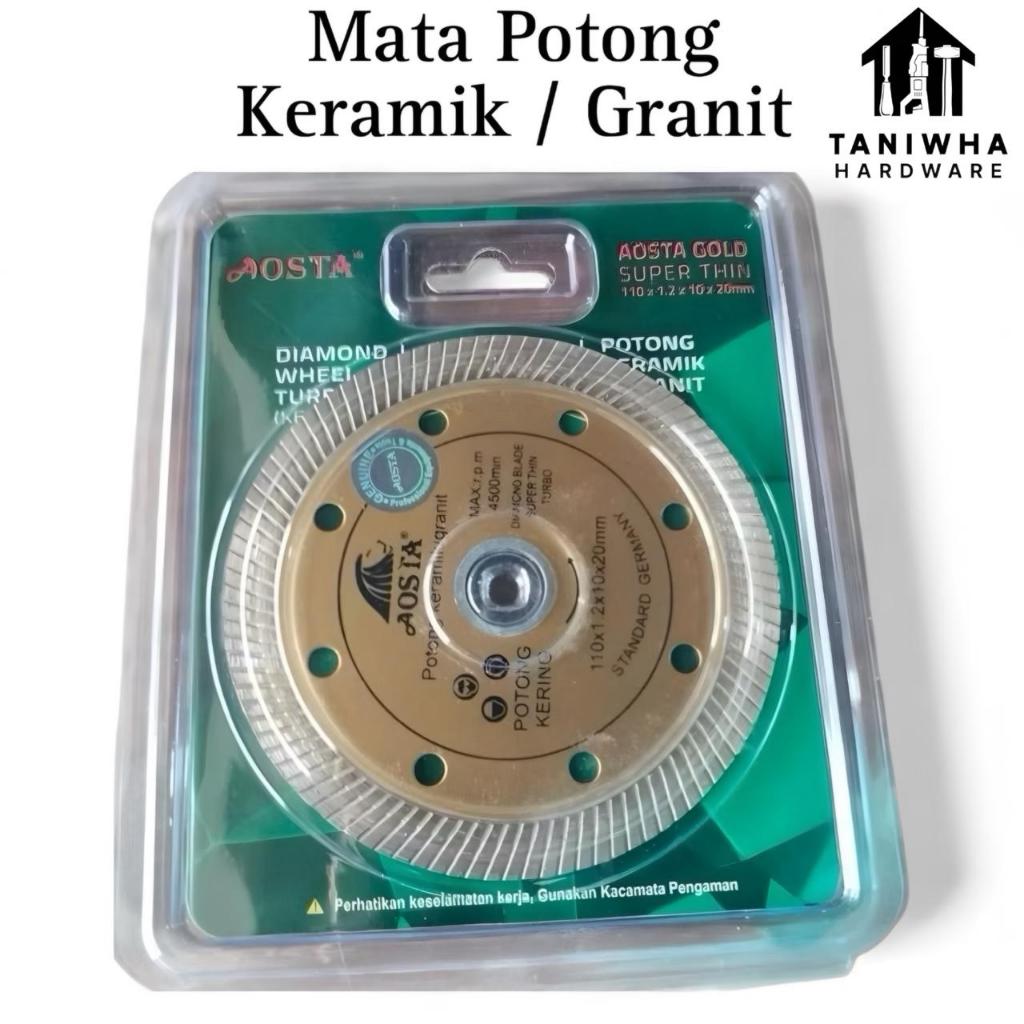 Mata Potong Granit / keramik - Gerinda mata potong Marmer granit AOSTA SUPER THIN TURBO Original
