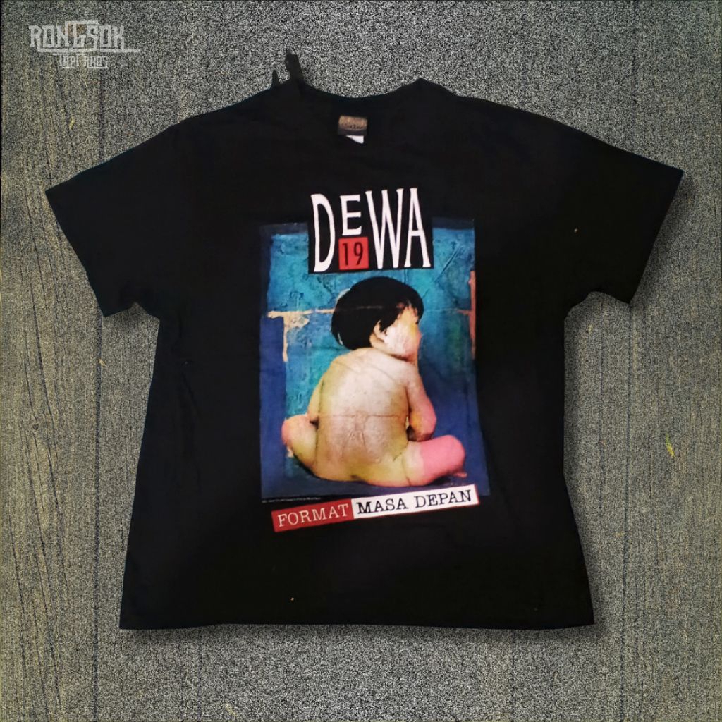 Dewa 19 - Format Masa Depan + KPR - Teriakan Bocah | Tshirt Band Second Official Merchandise  - Size