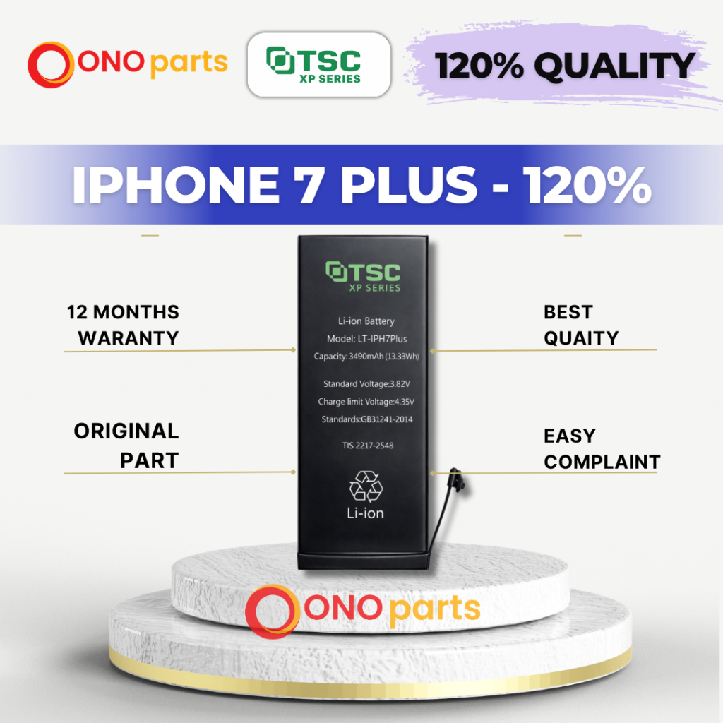 TSC BATTERY IPHONE 7P 7 PLUS IPH7PLUS 120% ORIGINAL HIGH QUALITY BATERAI IPHONE 7P REPLACEMENT