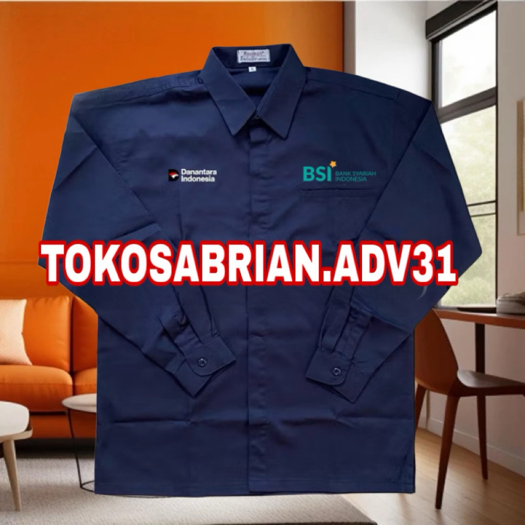 Kemeja Bank BSi Denantara Baju BSI Denantara Seragam Bank BSI