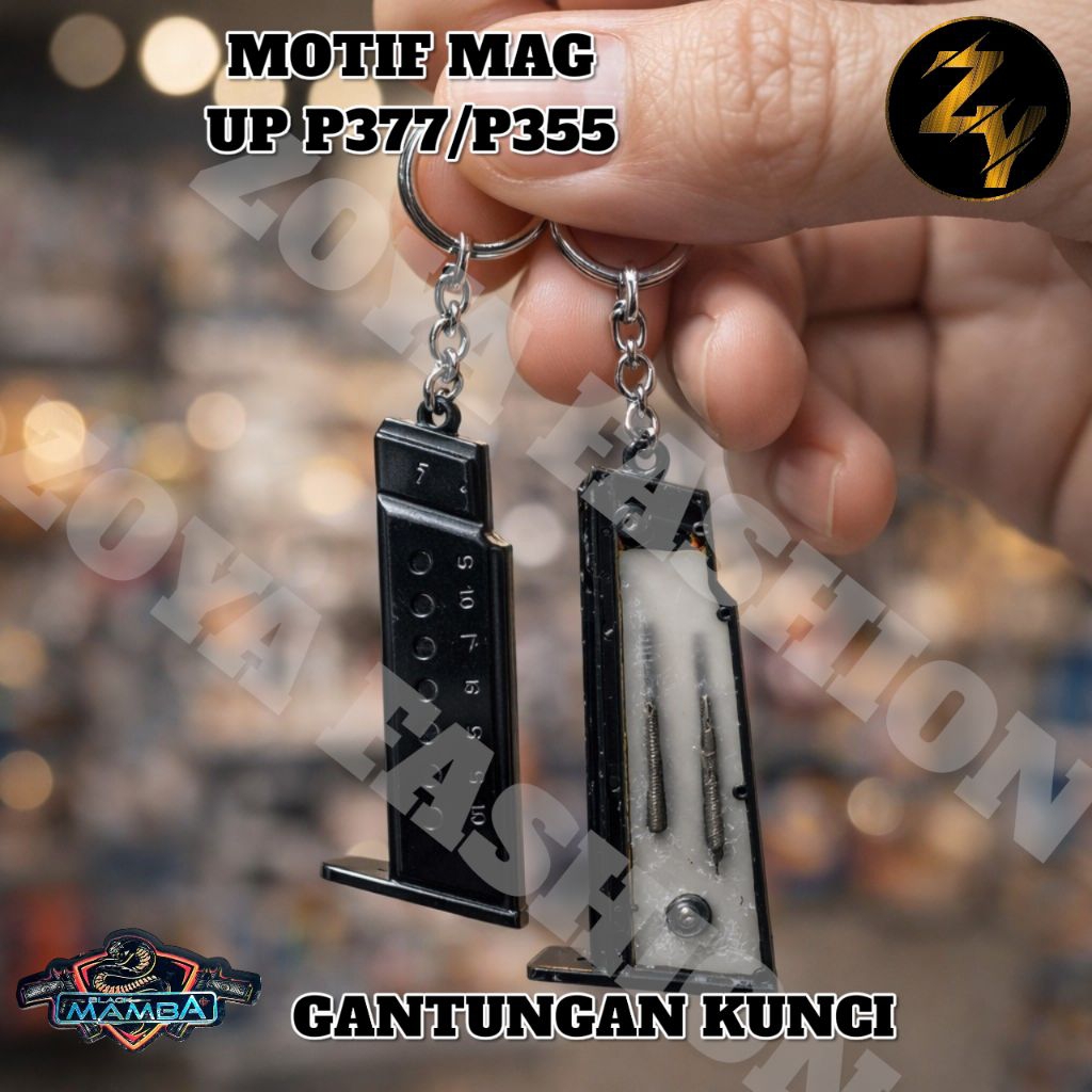 Gantungan Kunci Motif Magazine Upgrade P377/P355