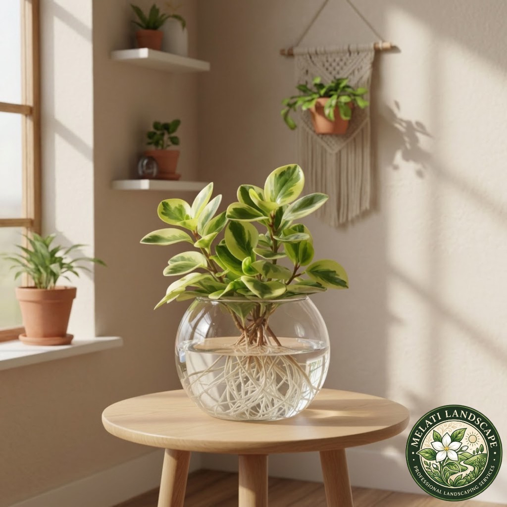 Tanaman Hias Peperomia Obtusifolia Varigata / Peperomia Varigata