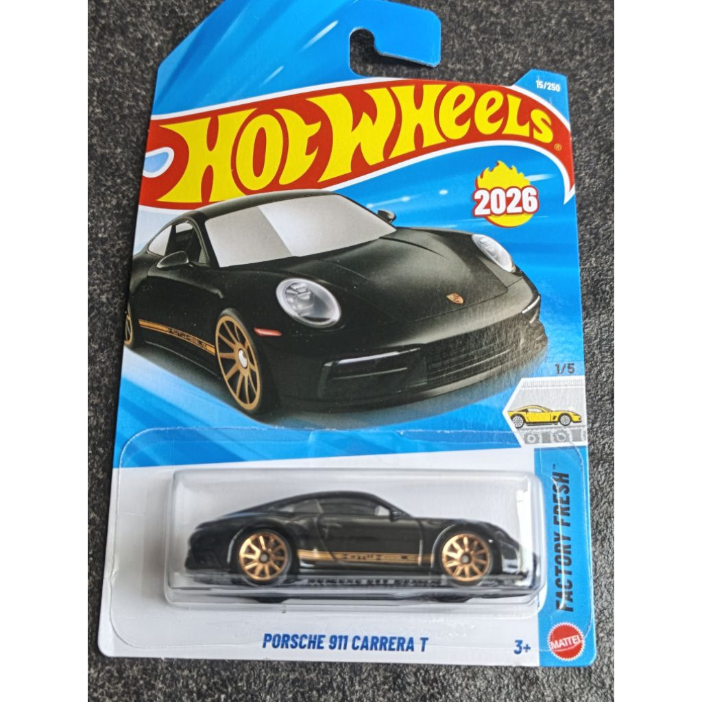 hot wheels Porsche 991 black gold