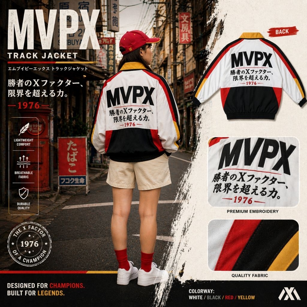 Jaket Windbreaker MVPX 1976