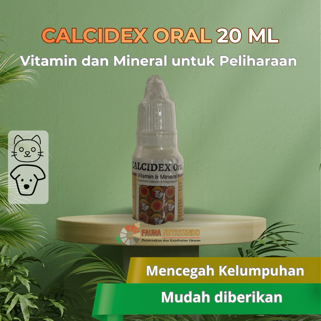 Calcidex Oral Pet 10 ML | Vitamin dan Mineral untuk Peliharaan