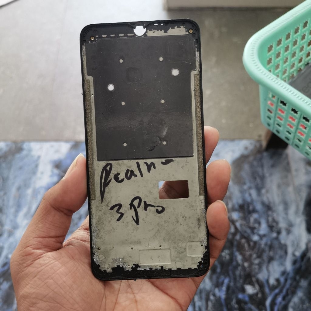 FRAME TATAKAN LCD REALME 3 PRO ORI COPOTAN
