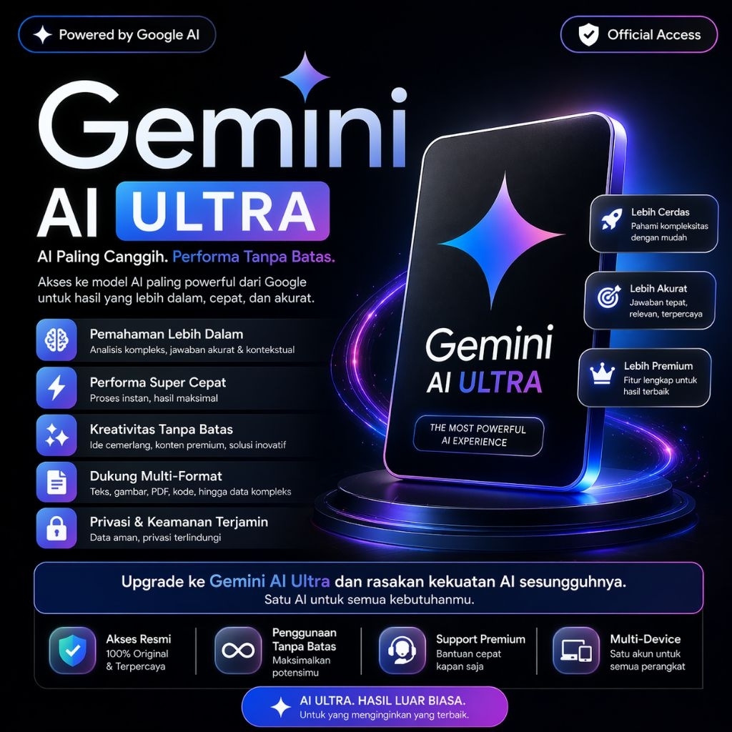 GEMINI AI ULTRA Veo 3.1 +25.000 CREDIT AI ANTIHOLD