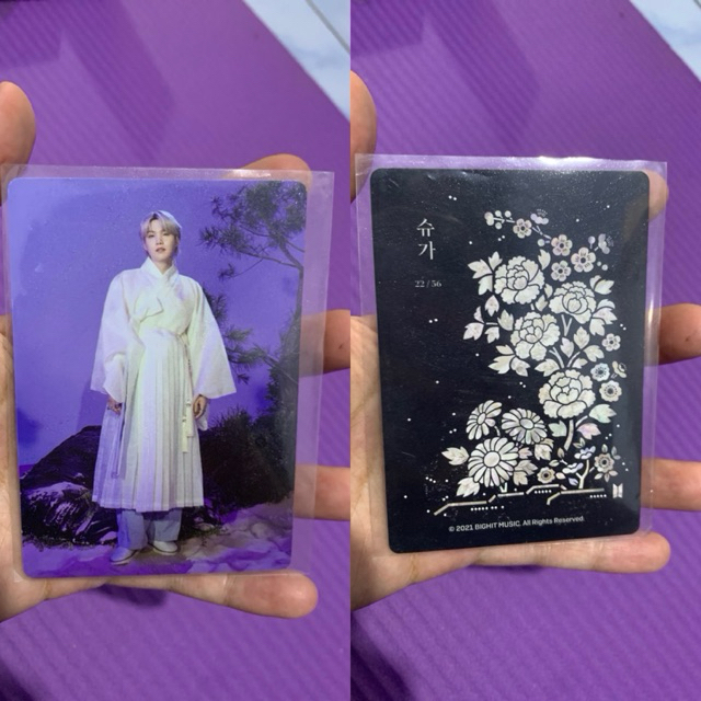 [WTSFOR SAE] OFFICIAL BTS SUGA DALMAJUNG 2021 PHOTOCARD | photocard BTS official | photocard Suga of
