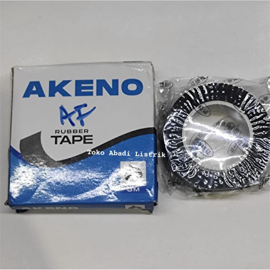 Akeno Rubber Tape Isolasi Listrik Lakban Kabel/ Lakban Hitam Karet/ Lakban submersible/ Isolasi Kabe