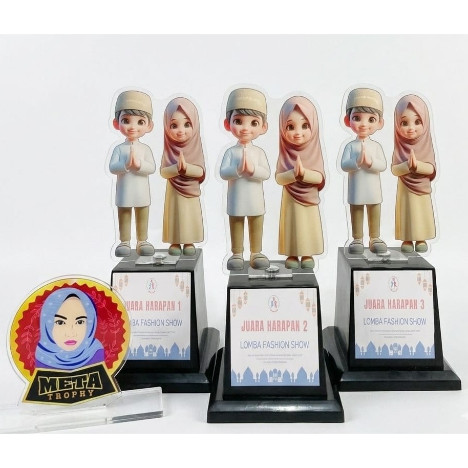 PIALA AKRILIK UNTUK ACARA FASHION SHOW TERBARU