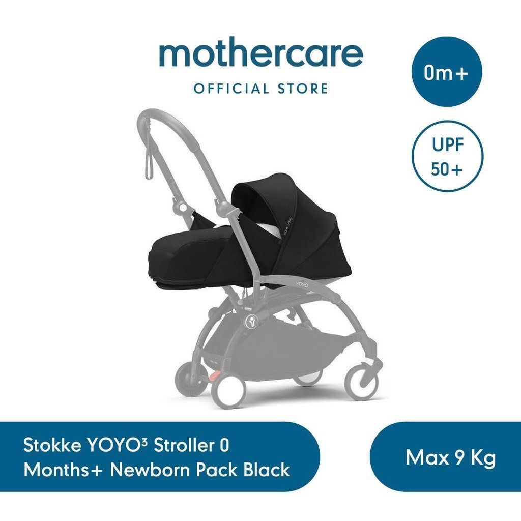 STOKKE Yoyo 3 Newborn pack Stroller 0+ Months Black