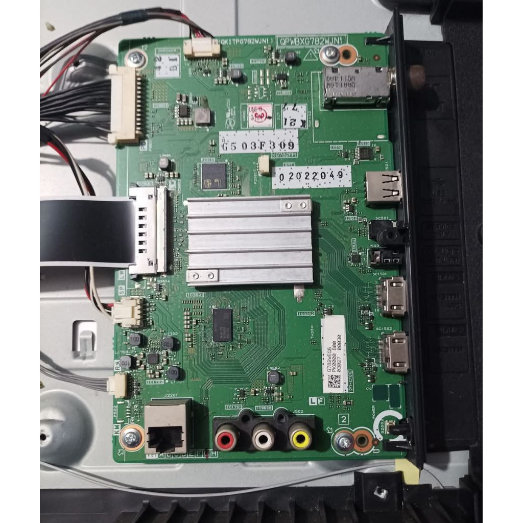 MESIN MB MAINBOR MAINBOAR MAINBOARD MOBO MOBO MONTHERBOARD TV SHARP 2T C50AE1I - 50AE1I 50AE1
