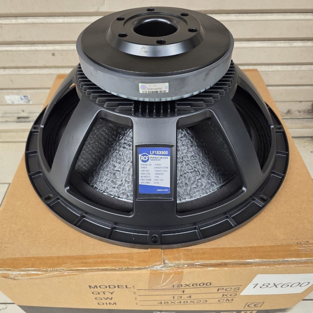 SPEAKER SUBWOOFER RCF 18 INCH LF18X600 VC 4 INCH 2000 WATT 18X600