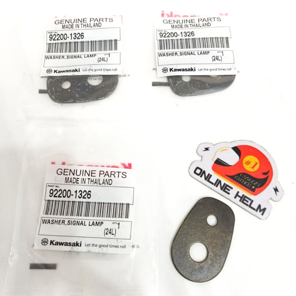WASHER PLAT BESI LAMPU SEN NINJA 150 R SS DUDUKAN LAMPU ORIGINAL KAWASAKI
