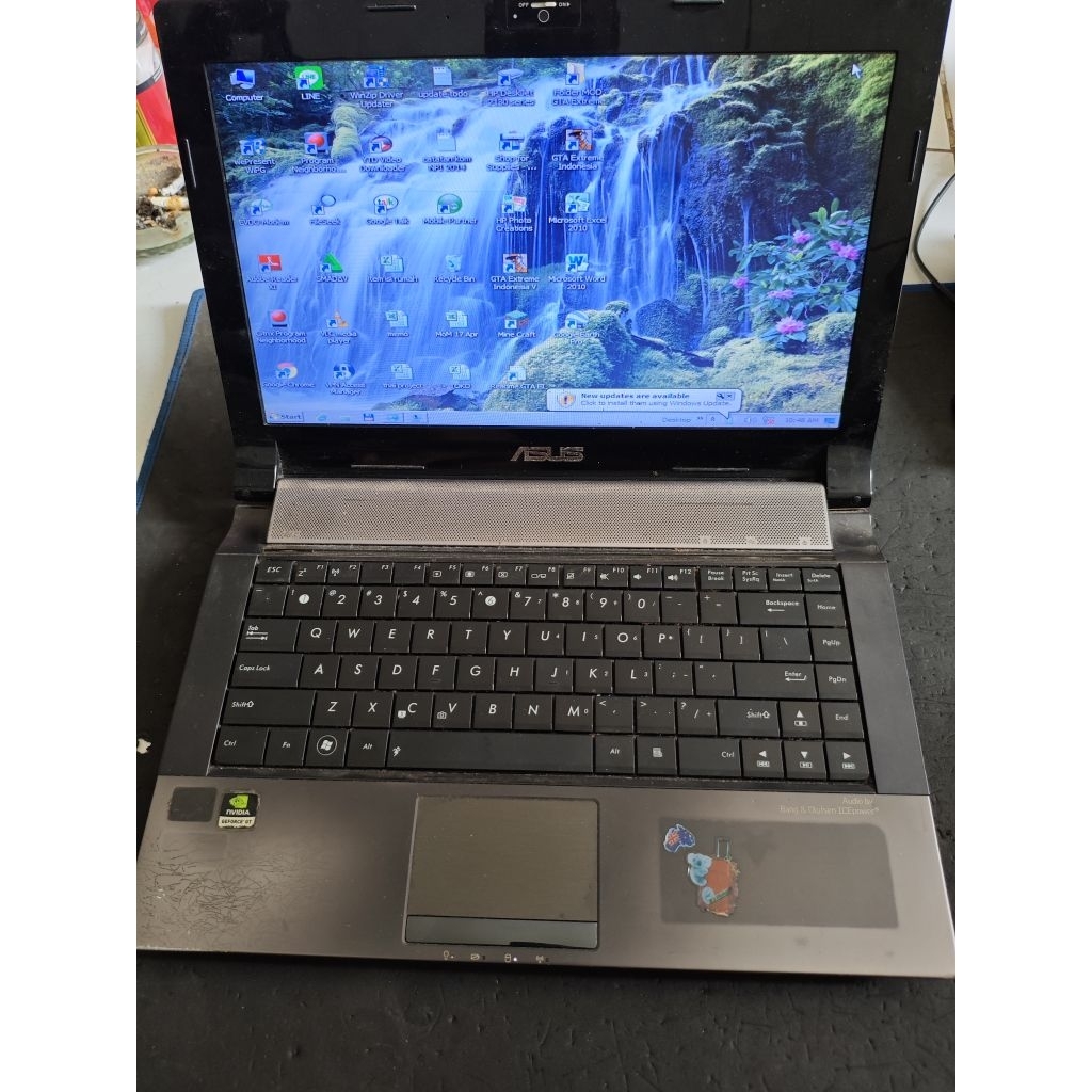 Laptop Asus Core i5 Ram 4 Gb info deskripsi