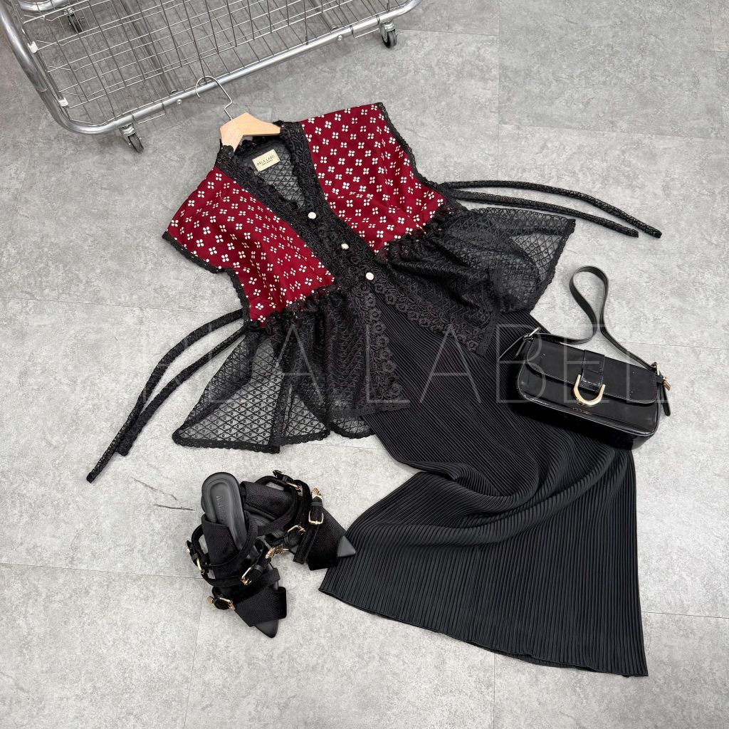 (READYSTOCK) Eva BATIK vest / vest tenun / vest batik / outer tenun / outer kerja / outer kondangan