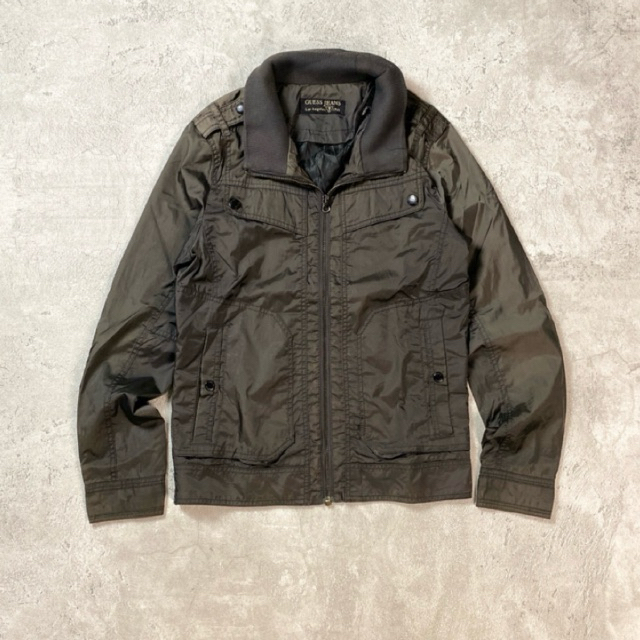 Jaket Bomber Military Guess Jeans