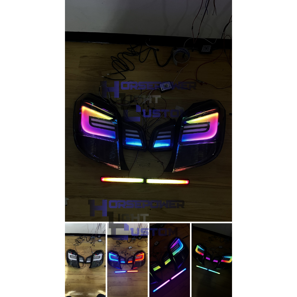 Stoplamp Custom RGB Agya Ayla 2013 - 2022