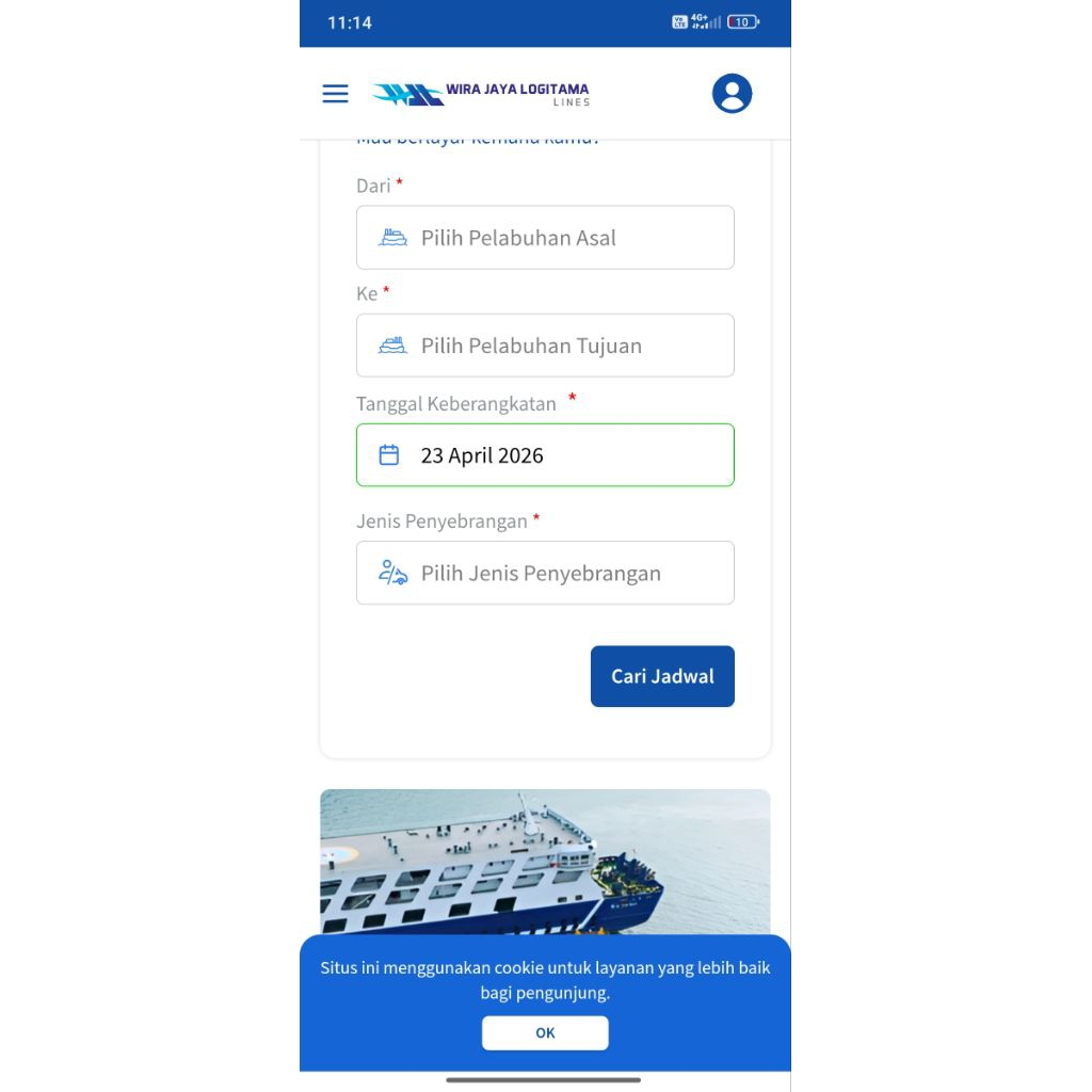Tiket Kapal Penyeberangan