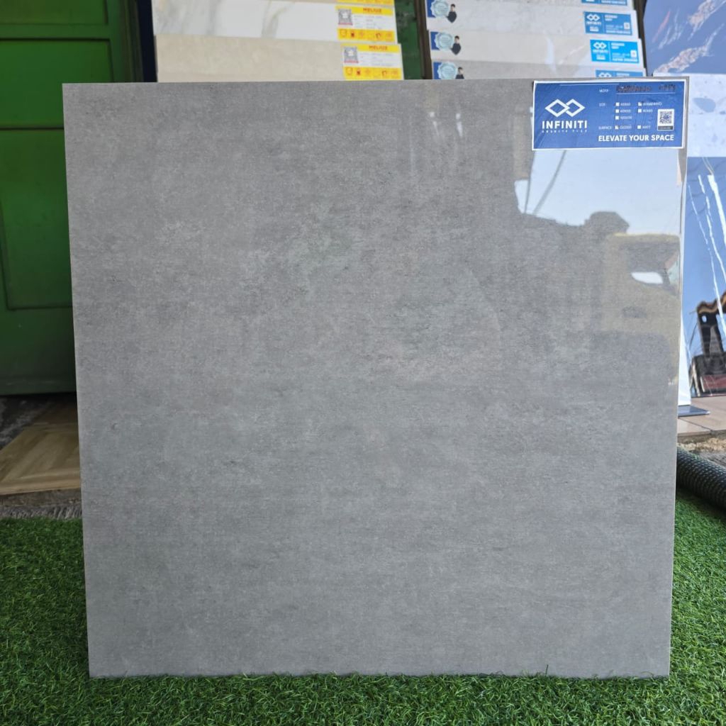 GRANITE LANTAI 60X60 ROQUE GREY | GLAZED POLISHED | INFINITI