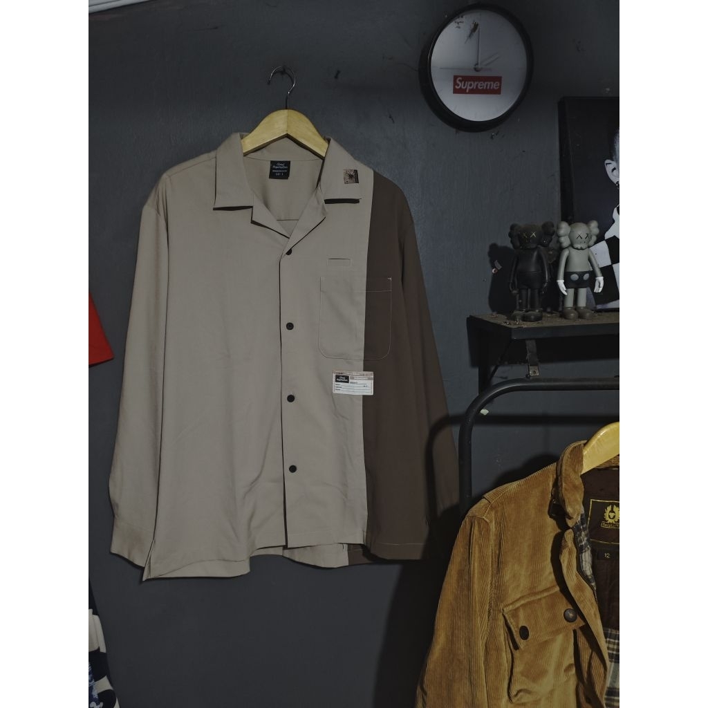 Kemeja Open Colar GU x Maison Yasuhiro Mihara