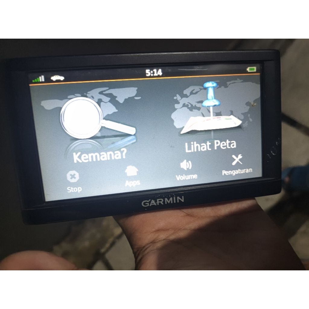 GPS navigasi Mobil Garmin Nuvi 65LM layar 6 Inchi baterai awet Fungsi normal Minus LCD ada Npda Kuni