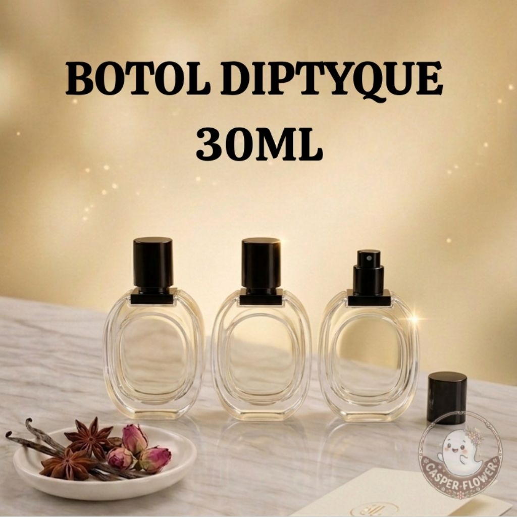 BOTOL PARFUM DPTQ 30ML | BOTOL PARFUM KOSONG | DRAT