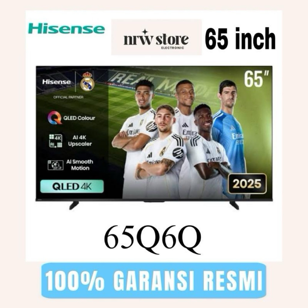 Hisense 65Q6Q QLED 4K TV 65 inch VIDAA TV AI TV