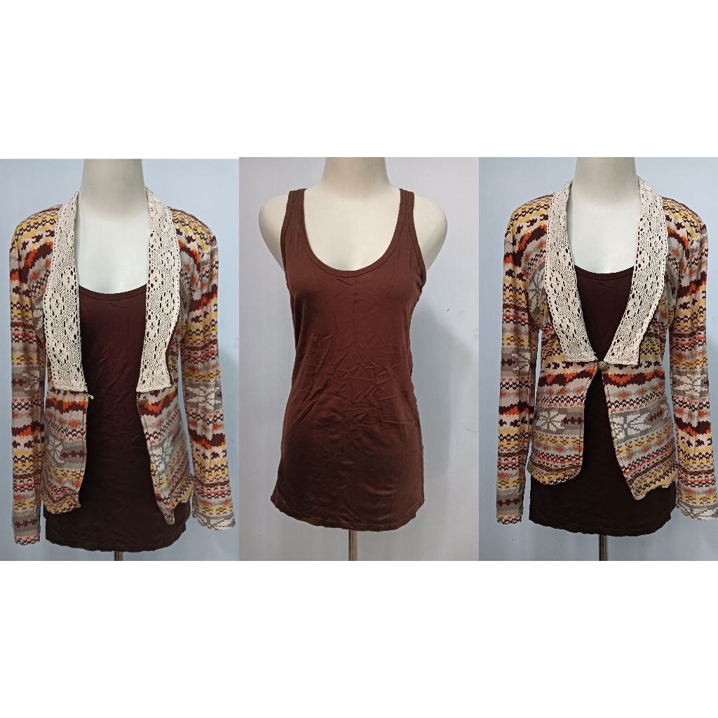 NEW blazer outer set inner wanita