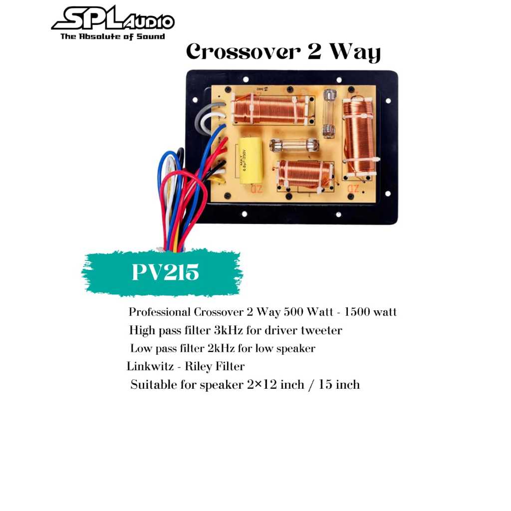 SPL Audio Professional Crossover 2 Way PV215