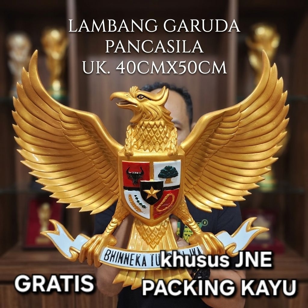LAMBANG GARUDA PANCASILA 40X50CM LKT
