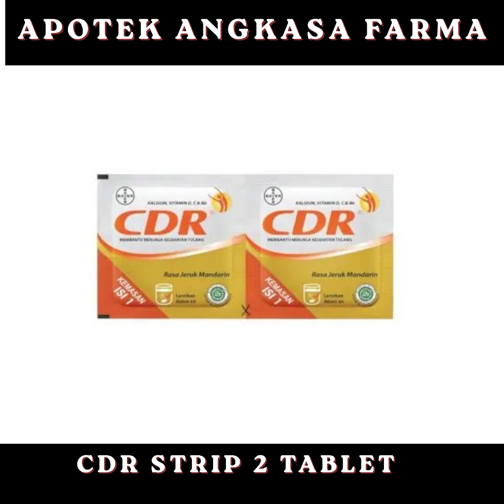 CDR STRIP ISI 2 TABLET