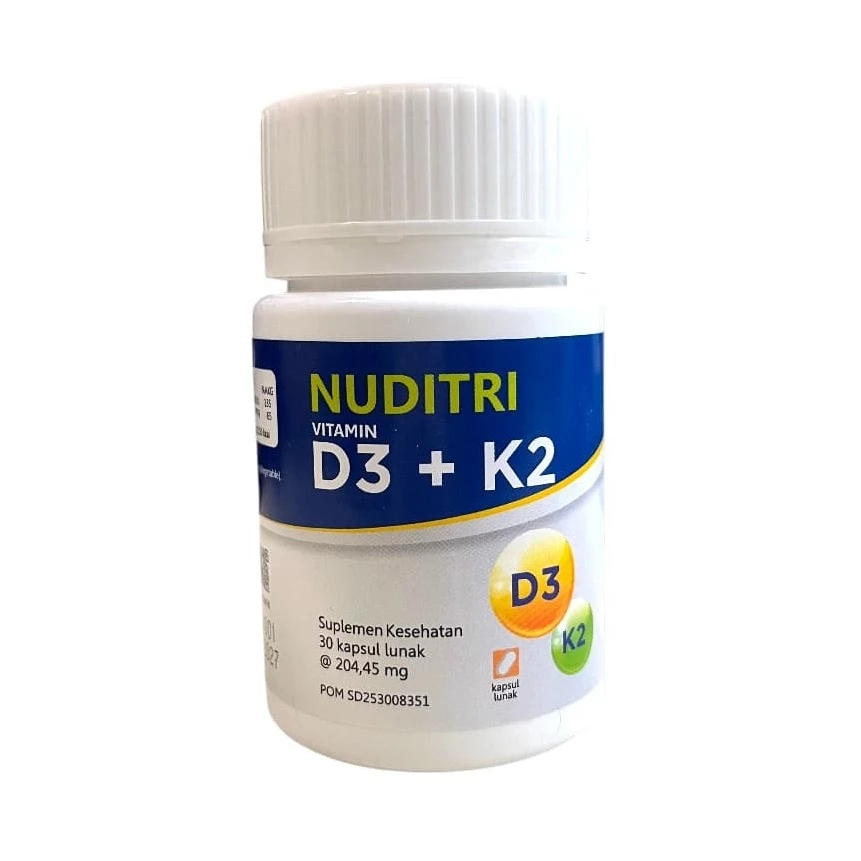 Nuditri Vitamin D3 + K2 Suplemen Kesehatan