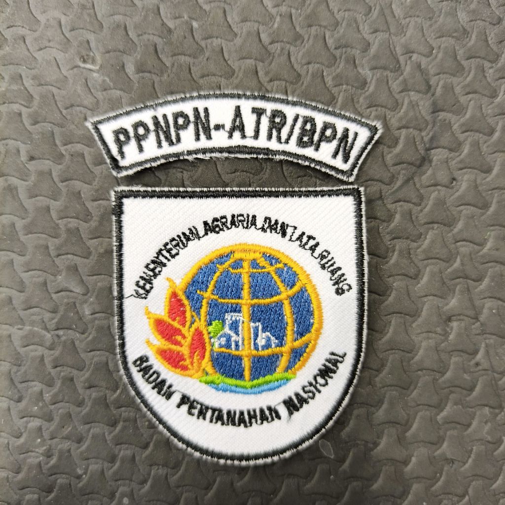 Logo Bordir PPNPN ATR BPN / Logo PPNPN ATR BPN / Bordir Logo PPNPN ATR BPN / Bordir PPNPN ATR BPN / 