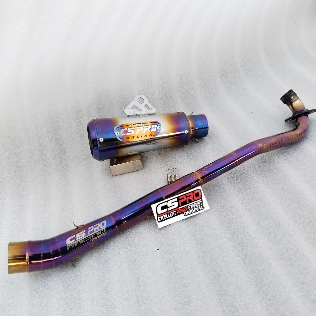 Knalpot racing cs pro original knalpot vega karisma supra Jupiter kharisma revo