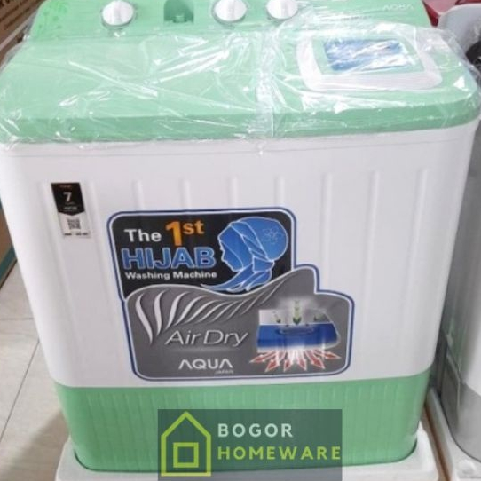 Mesin Cuci AQUA Hijab Series 2 Tabung 7Kg QW-761XT(P) / QW-761 BATAM