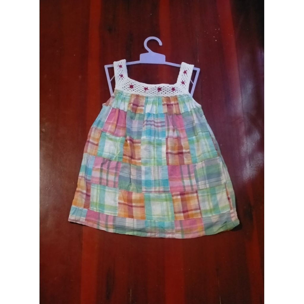 Dress santai anak usia 2-3 tahun vintage